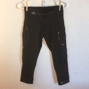 Adidas: by Stella McCartney Black 3/4 Leggings